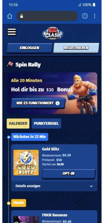 Big Clash Spin Rally