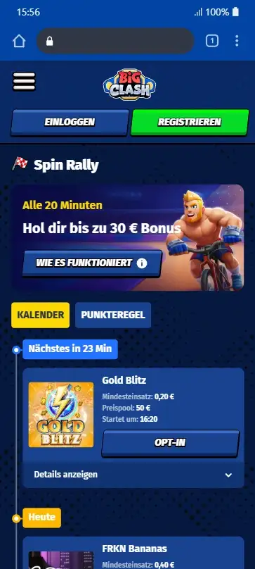 Big Clash Spin Rally
