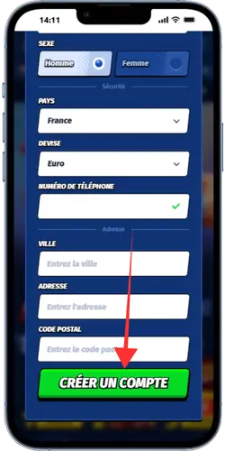 BigClash deuxième étape nom téléphone et adresse