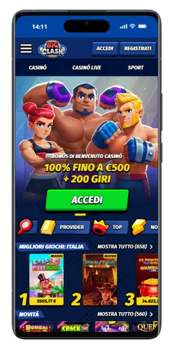 Apri Chrome o Firefox bigclash