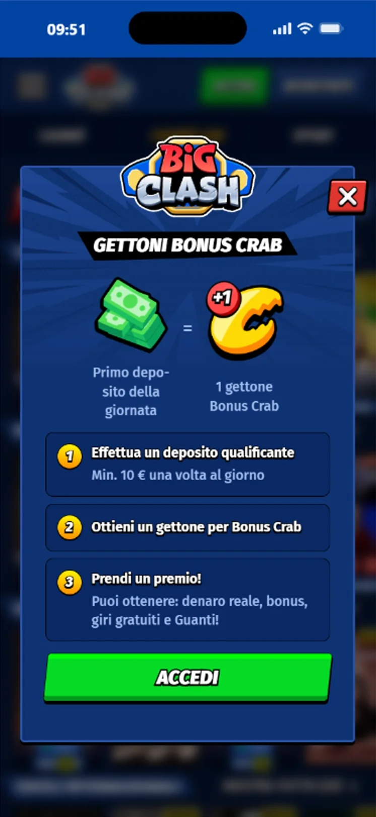 BigClash Bonus Crab