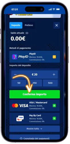 BigClash Primo deposito