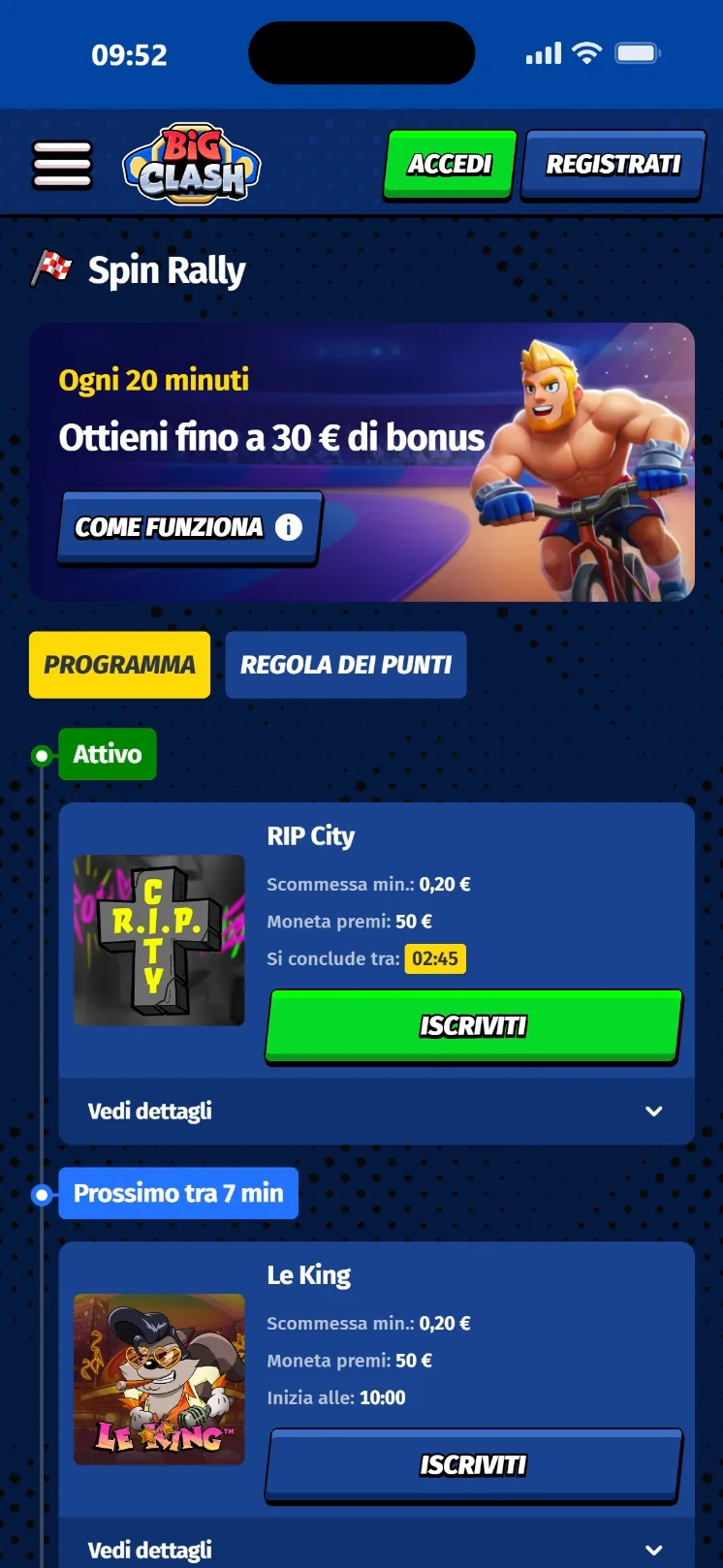 BigClash Spin Rally
