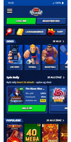 Big Clash hjemmeside