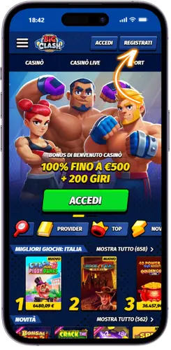 Registrazione BigClash
